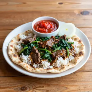 Nationalgericht Ägypten: Spinach Fatta (Rezept)
