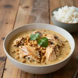 Nationalgericht Äquatorialguinea: Poulet à la sauce aux arachides (Rezept)