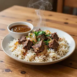 Nationalgericht Albanien: Mbushje me Mish (Rezept)