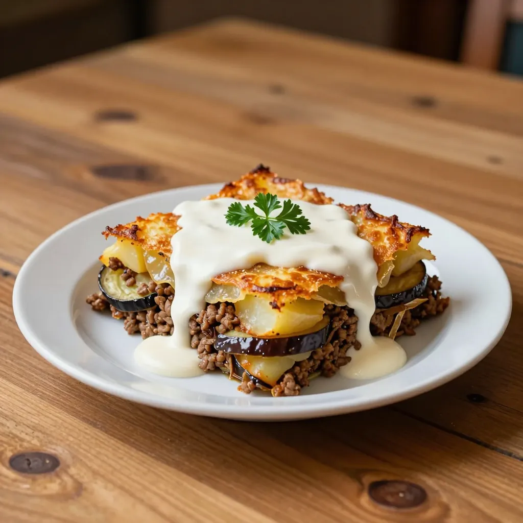 Nationalgericht Albanien: Musaka shqiptare (Rezept)