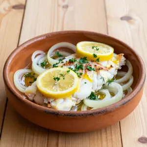 Nationalgericht Albanien: Peshk i Pjekur (Rezept)