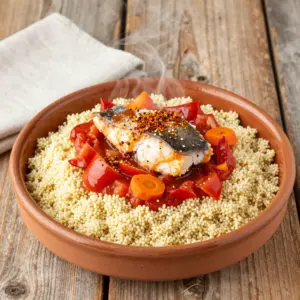 Nationalgericht Algerien: Kouskous au poisson (Rezept)