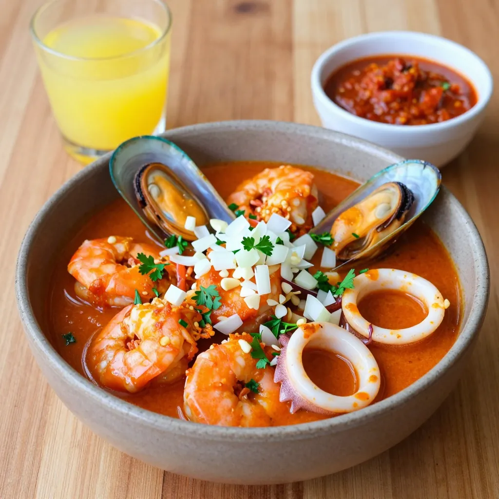 Nationalgericht Angola: Mariscos Cozidos com Gindungo (Rezept)