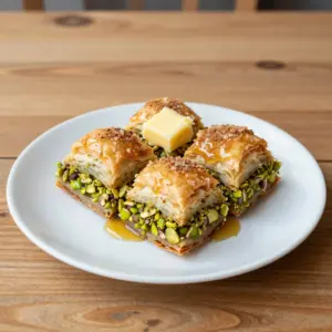Nationalgericht Bahrain: Pistachio Baklava (Rezept)