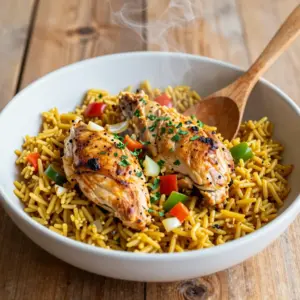 Nationalgericht Barbados: Chicken and Rice (Rezept)