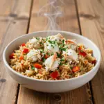 Nationalgericht Barbados: Crab and Rice (Rezept) Nationalgericht Barbados: Crab and Rice (Rezept)