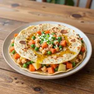 Nationalgericht Barbados: Vegetable Roti (Rezept)