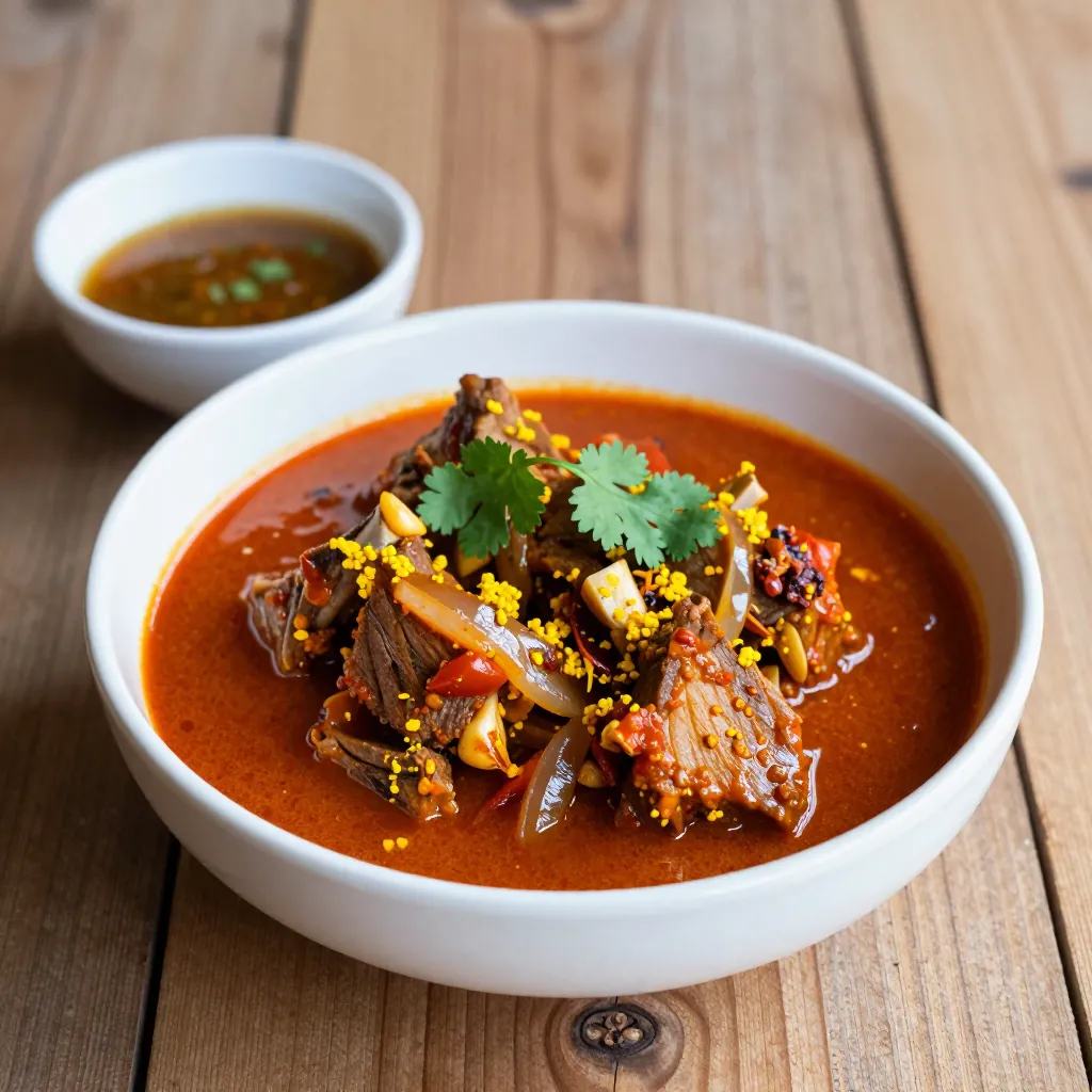 Nationalgericht Bhutan: Bokpi Curry (Rezept)