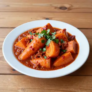 Nationalgericht Bolivien: Ají de Zanahoria (Rezept)