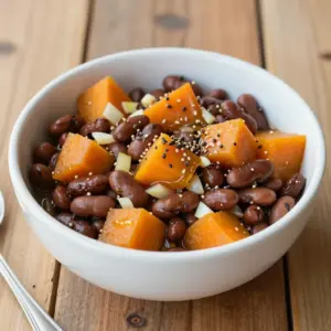 Nationalgericht Botswana: Dikgobe with Pumpkin (Rezept)