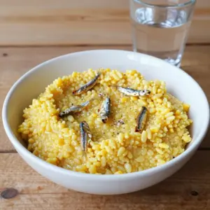 Nationalgericht Botswana: Kapenta with Sadza (Rezept)