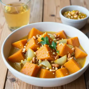 Nationalgericht Botswana: Pumpkin and Peanut Stew (Rezept)