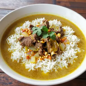 Nationalgericht Brunei: Bubur Lambuk (Rezept)
