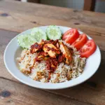 Nationalgericht Brunei: Nasi Penyet (Rezept) Nationalgericht Brunei: Nasi Penyet (Rezept)