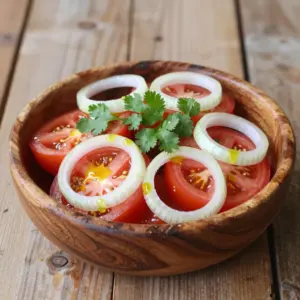 Nationalgericht Chile: Ensalada Chilena (Rezept)