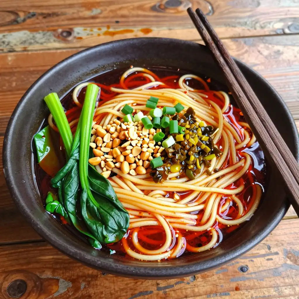 Nationalgericht China: Chongqing Xiaomian (Rezept)