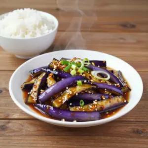 Nationalgericht China: Fish-Flavored Eggplant (Rezept)