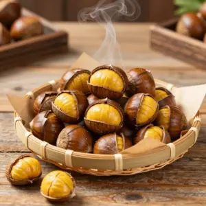 Nationalgericht China: Geröstete Kastanien (Rezept)
