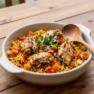 Nationalgericht Costa Rica: Gallina Criolla con Arroz (Rezept)