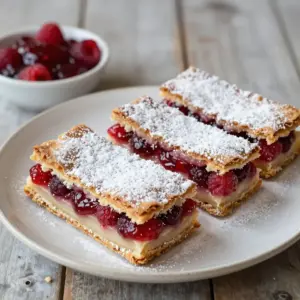 Nationalgericht Dänemark: Hindbærsnitter (Rezept)