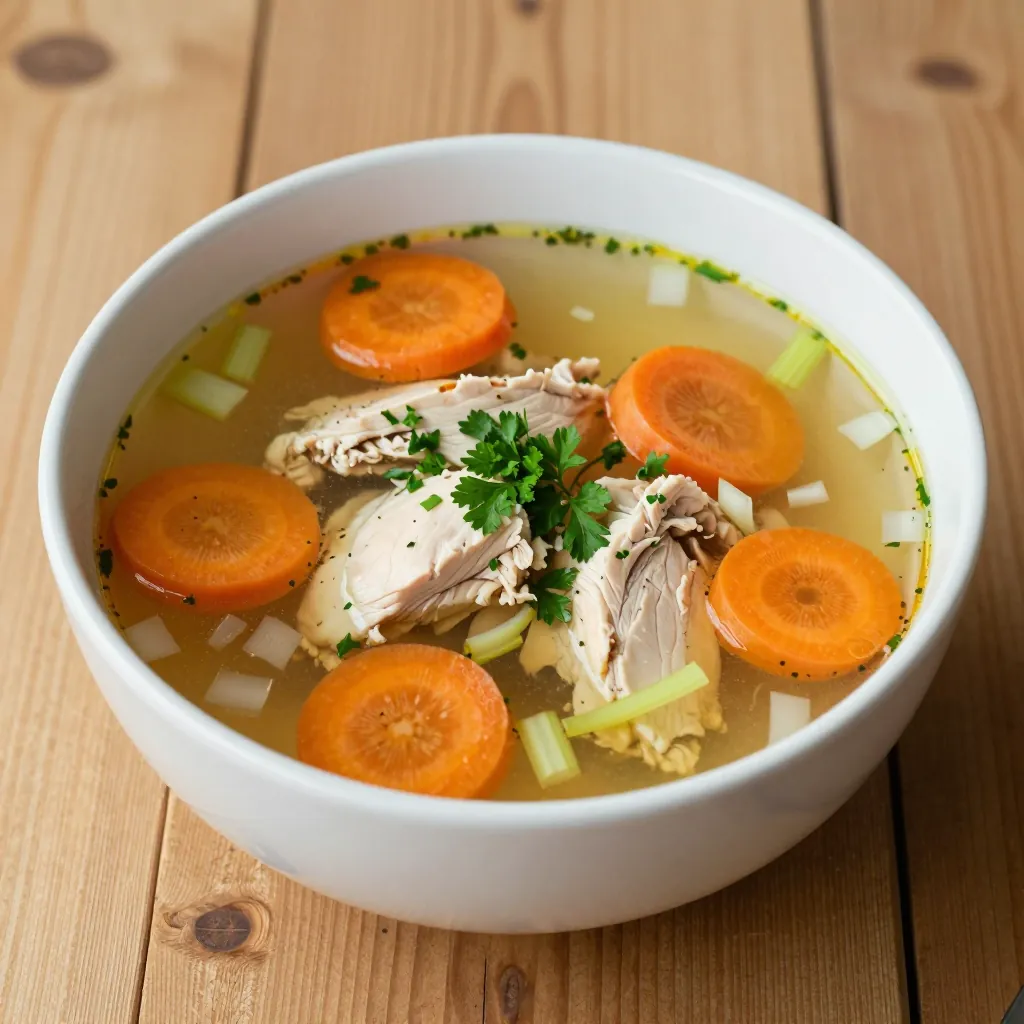 Nationalgericht Dänemark: Hønsekødssuppe (Rezept)