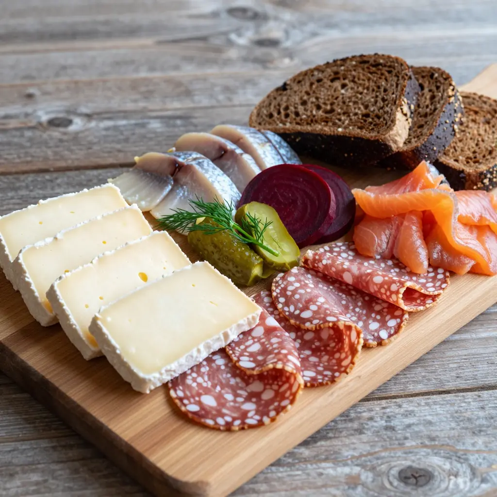 Nationalgericht Dänemark: Ostebord (Rezept)
