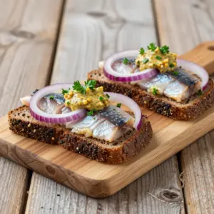 Nationalgericht Dänemark: Røget sild (Rezept)