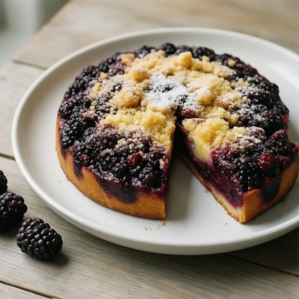 Nationalgericht Deutschland: Brombeerkuchen (Rezept)