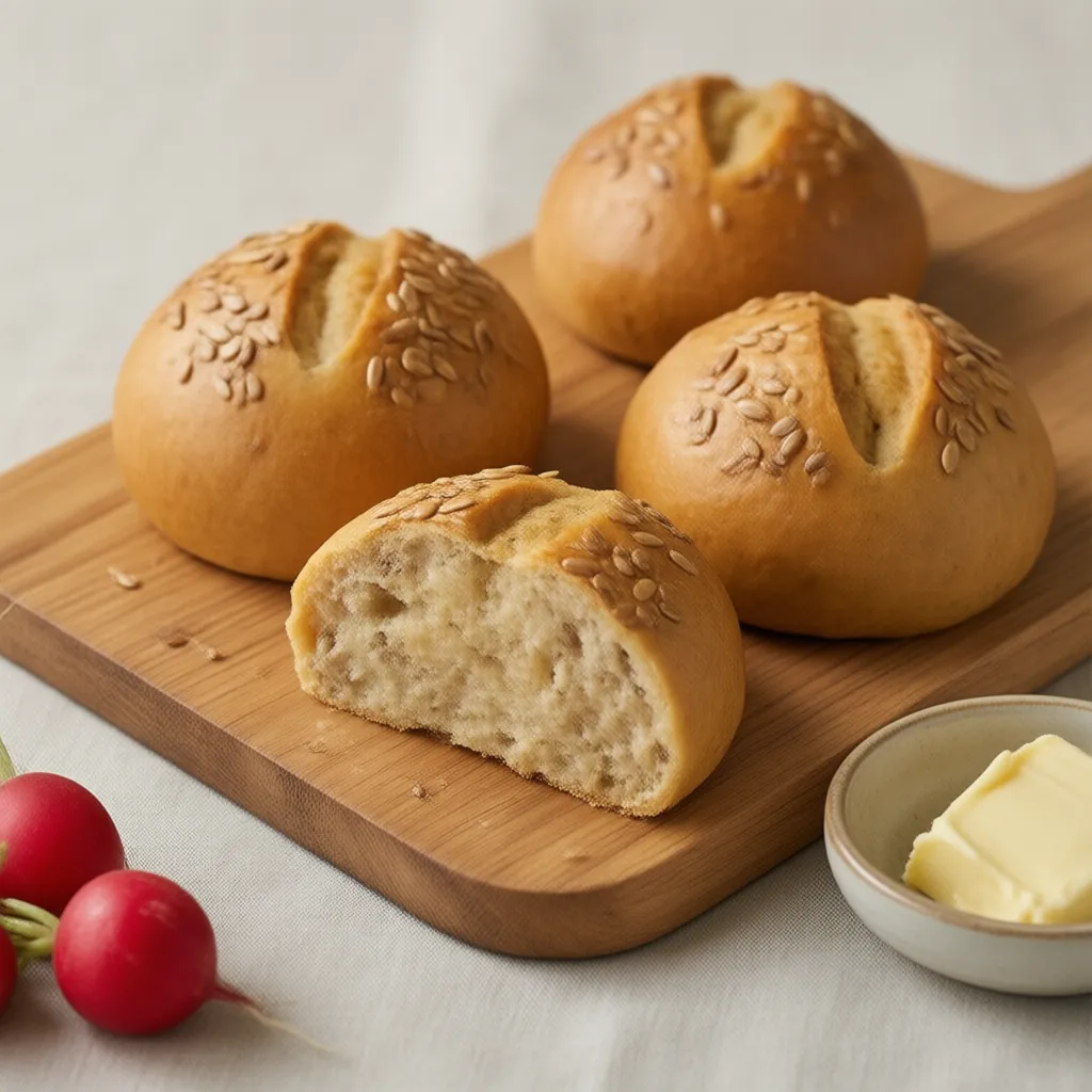 Nationalgericht Deutschland: Eiweißbrötchen (Rezept)