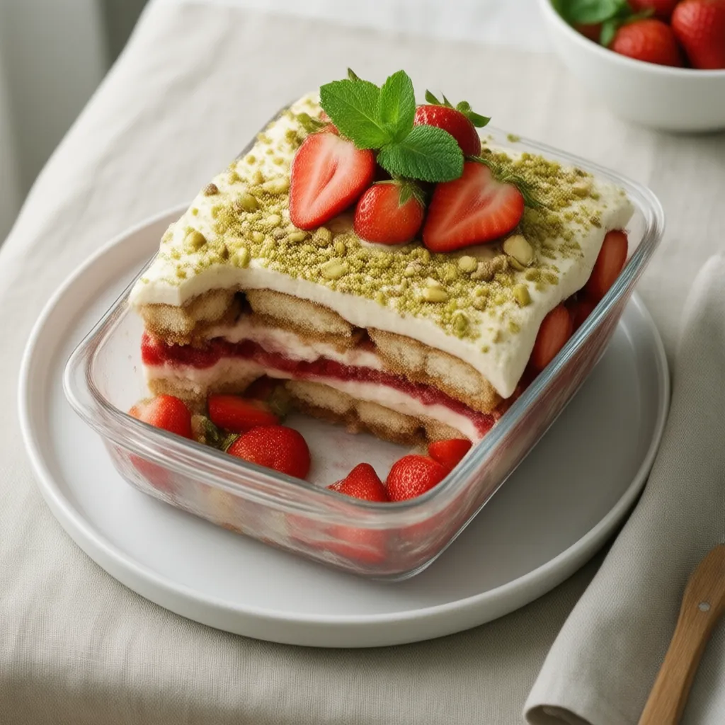 Nationalgericht Deutschland: Erdbeer-Tiramisu (Rezept)