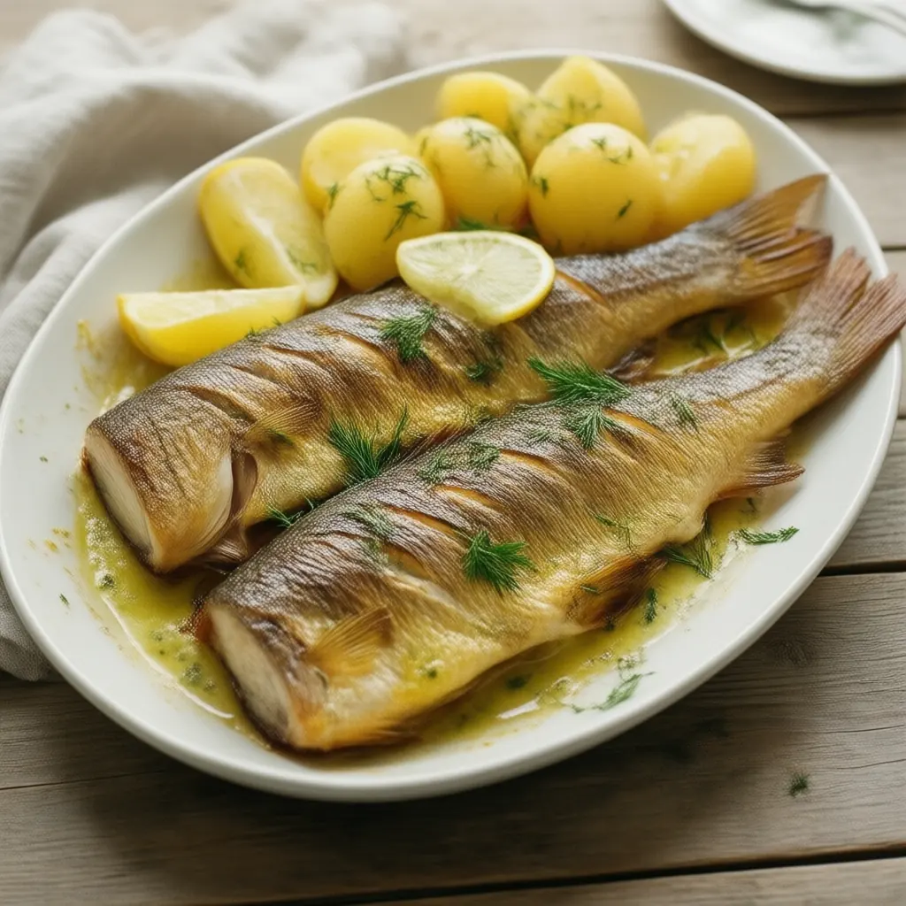 Nationalgericht Deutschland: Forelle aus dem Ofen (Rezept)
