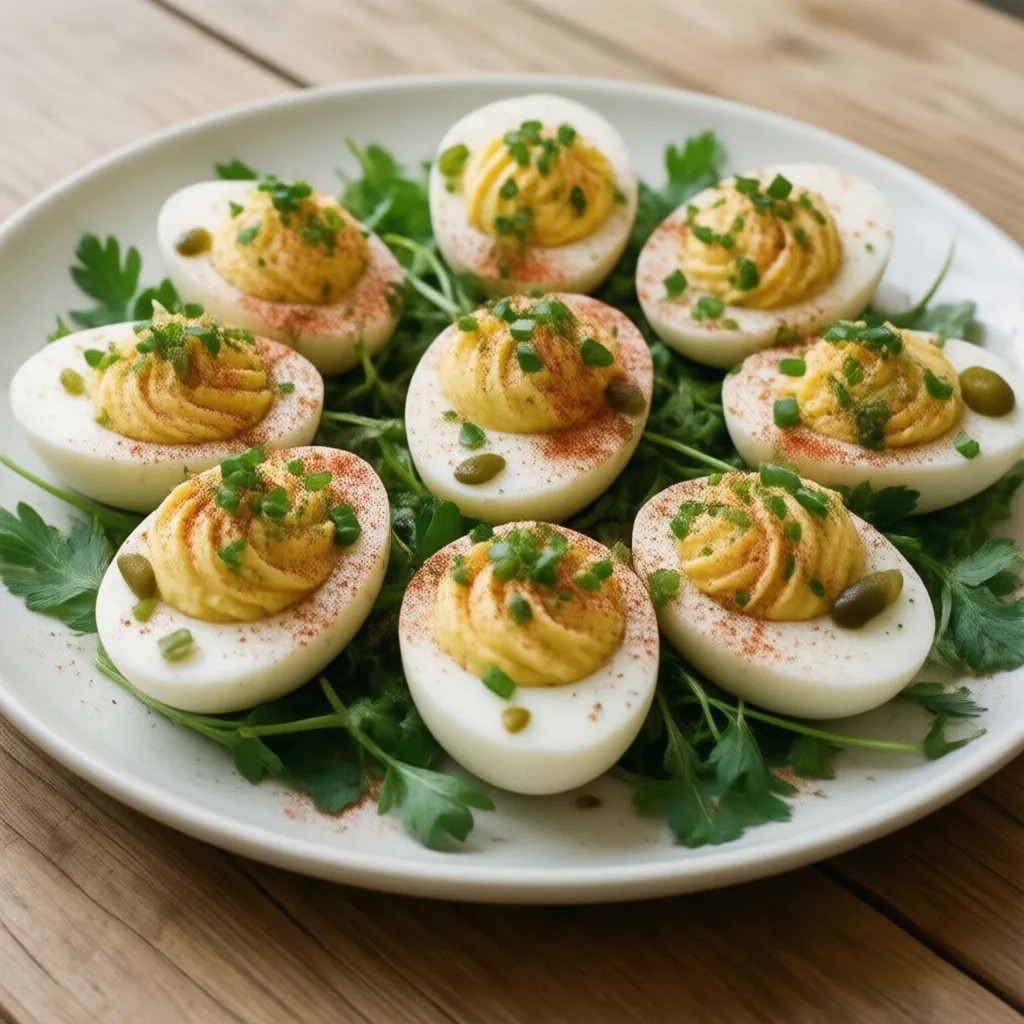 Nationalgericht Deutschland: Gefüllte Eier (Rezept)