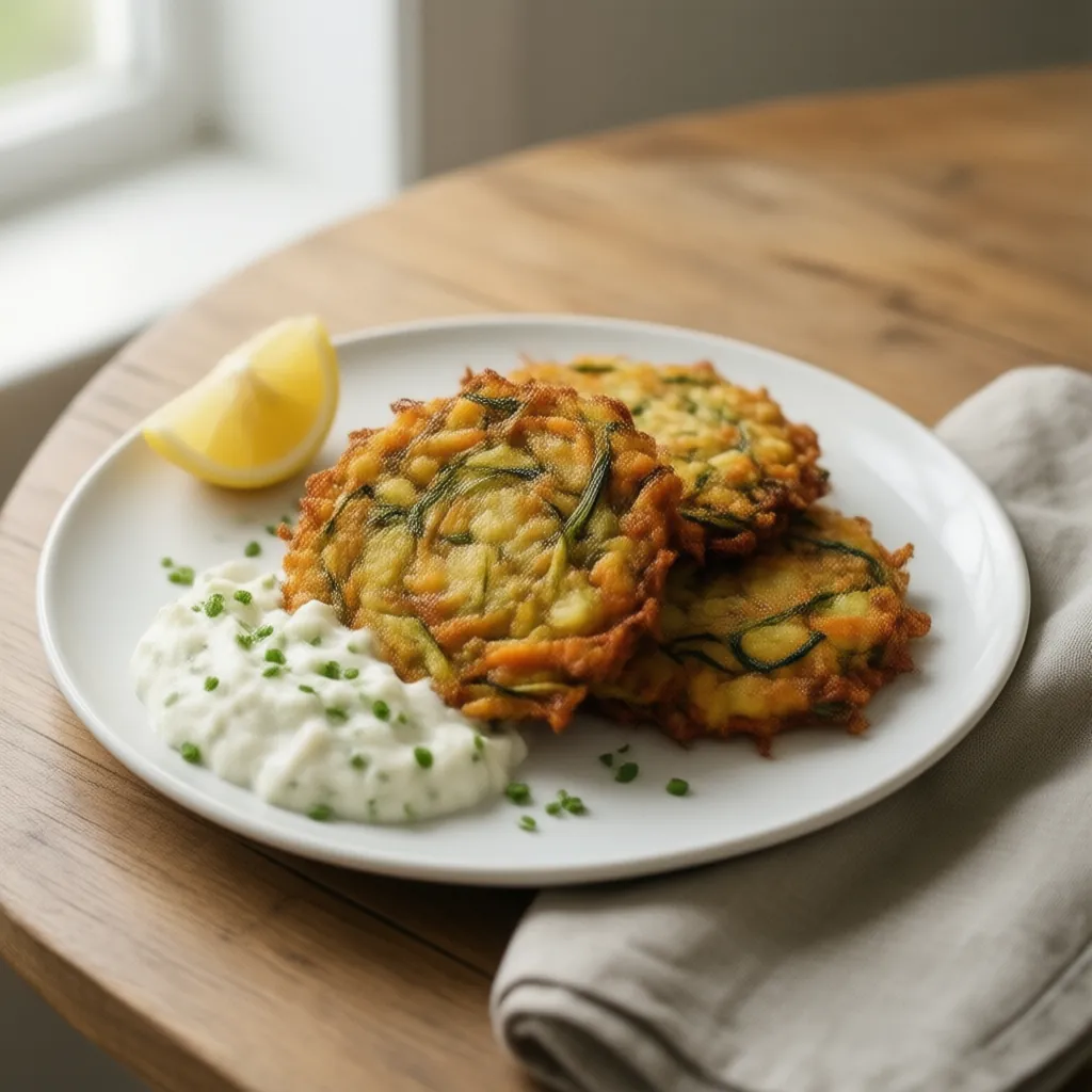 Nationalgericht Deutschland: Gemüsepuffer (Rezept)