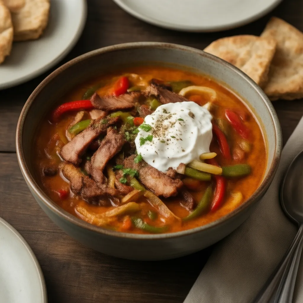 Nationalgericht Deutschland: Gyrossuppe (Rezept)