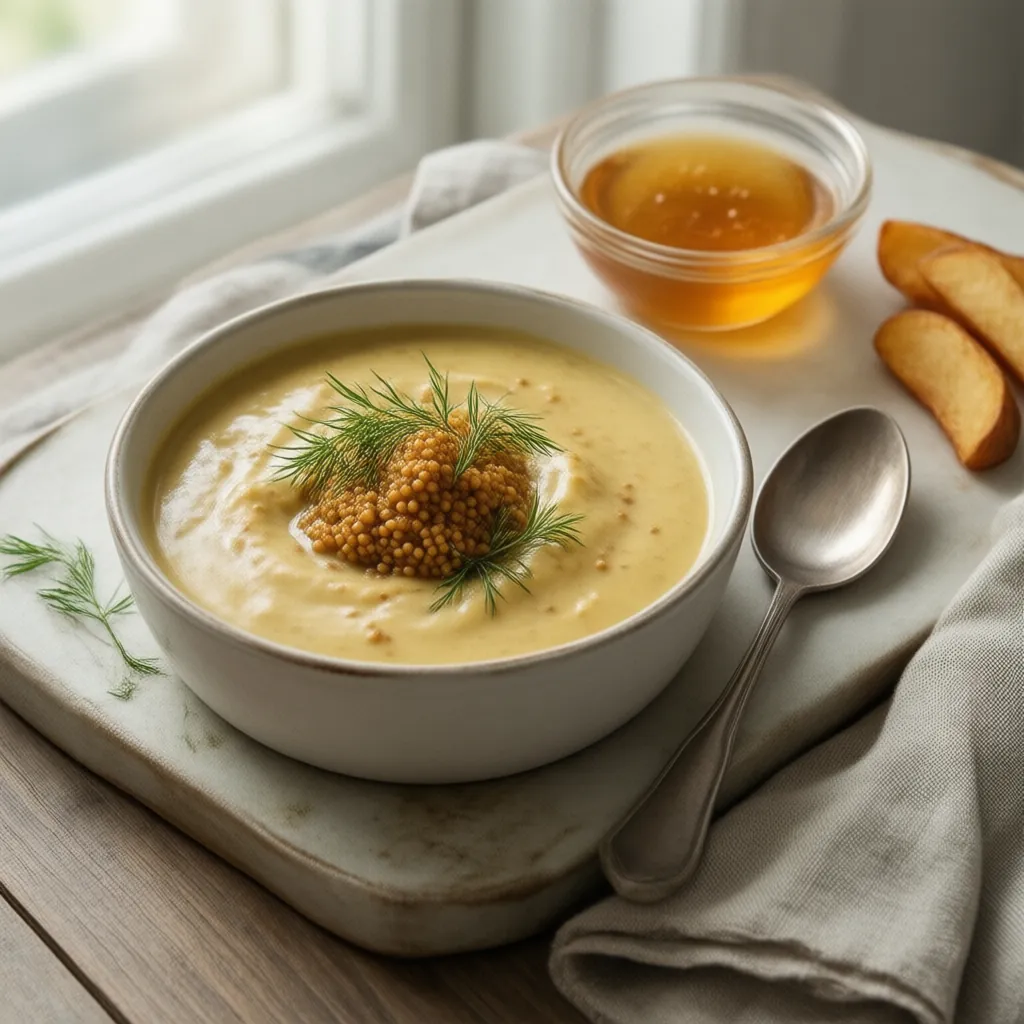 Nationalgericht Deutschland: Honig-Senf-Soße (Rezept)