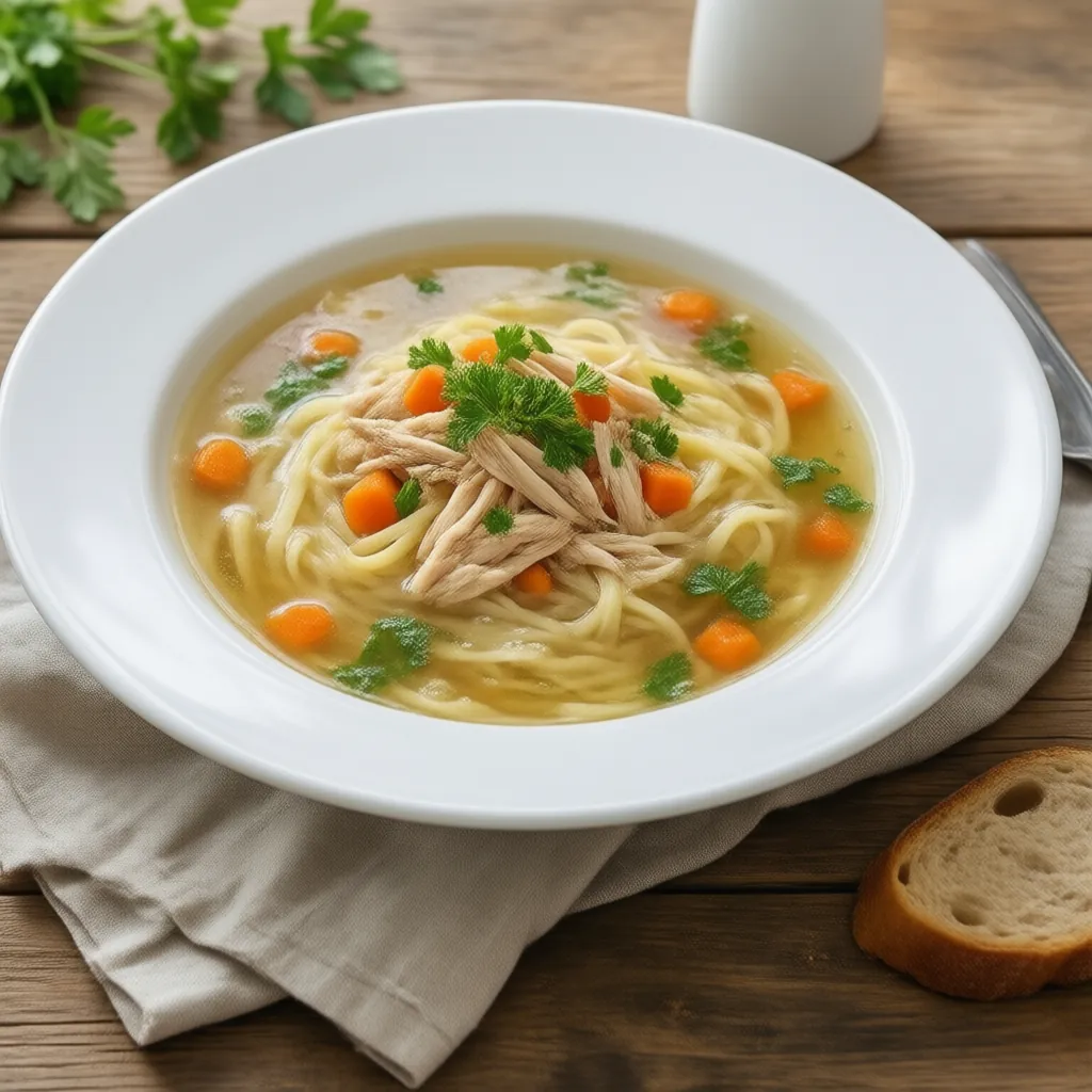 Nationalgericht Deutschland: Hühnerbrühe (Rezept)