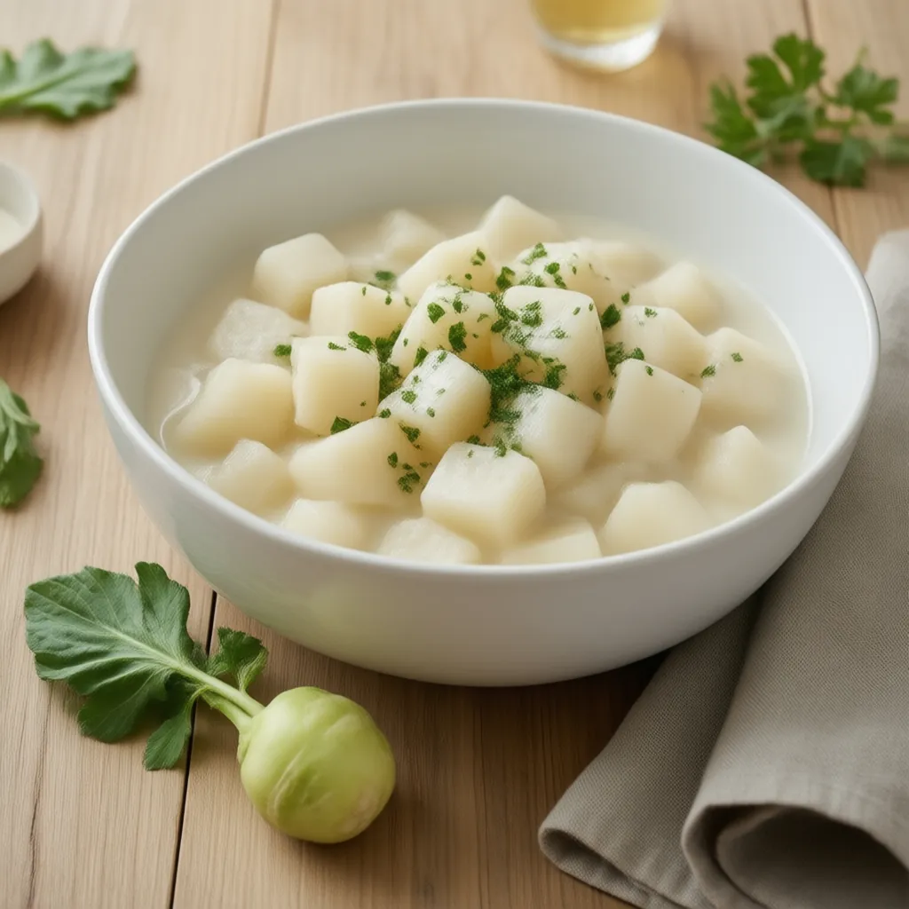 Nationalgericht Deutschland: Kohlrabigemüse (Rezept)