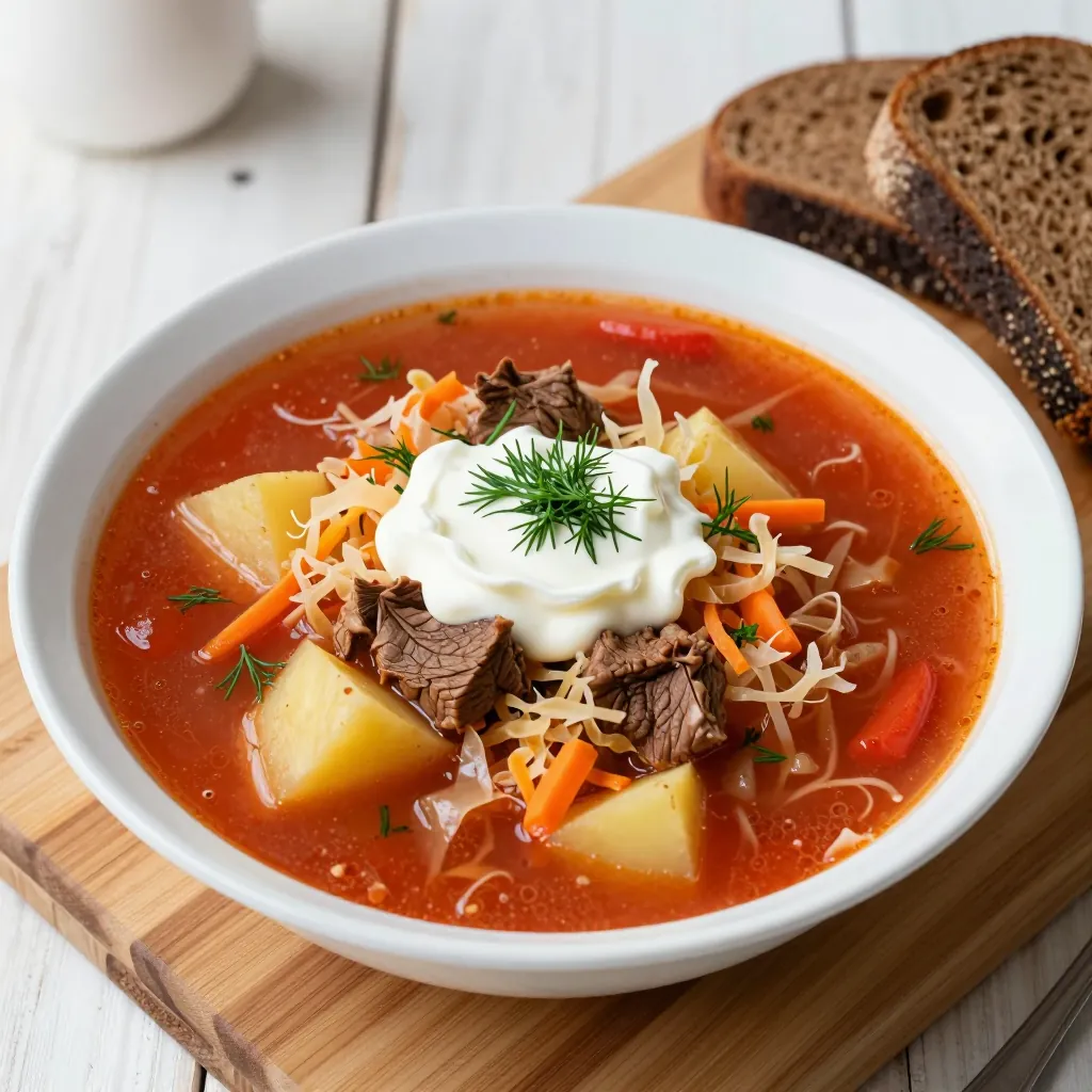 Nationalgericht Deutschland: Komst Borschtsch (Rezept)