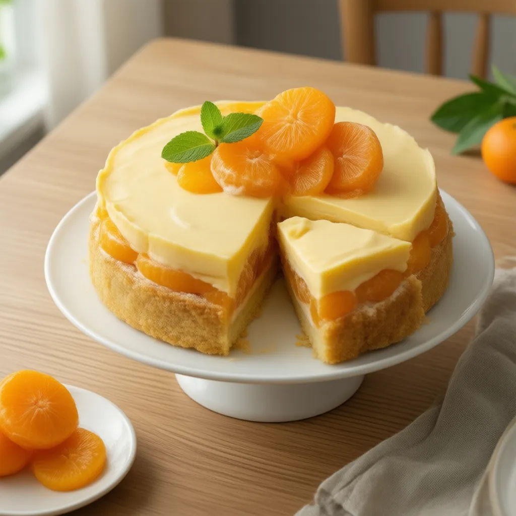Nationalgericht Deutschland: Mandarinen-Schmand-Kuchen (Rezept)