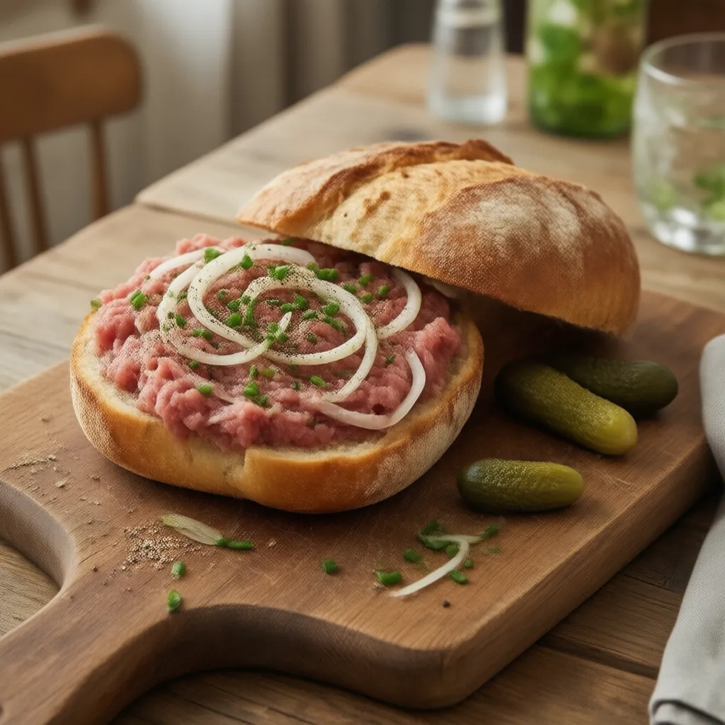 Nationalgericht Deutschland: Mettbrötchen (Rezept)