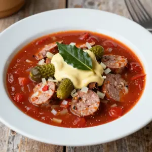 Nationalgericht Deutschland: Mitropa Soljanka (DDR Rezept)