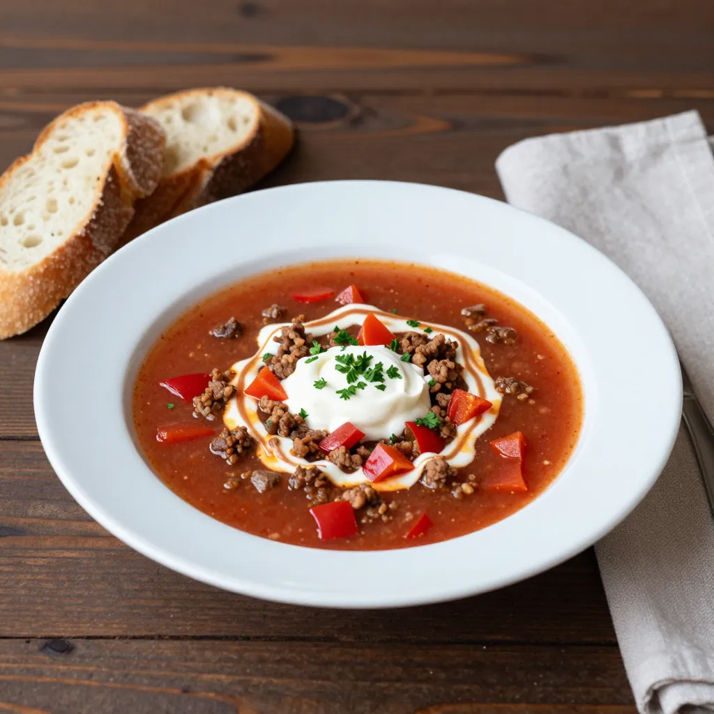 Nationalgericht Deutschland: Mitternachtssuppe (Rezept)