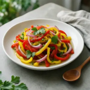 Nationalgericht Deutschland: Paprikasalat (Rezept)