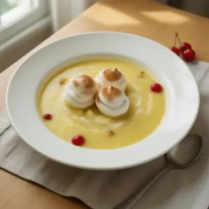 Nationalgericht Deutschland: Puddingsuppe (DDR Rezept)