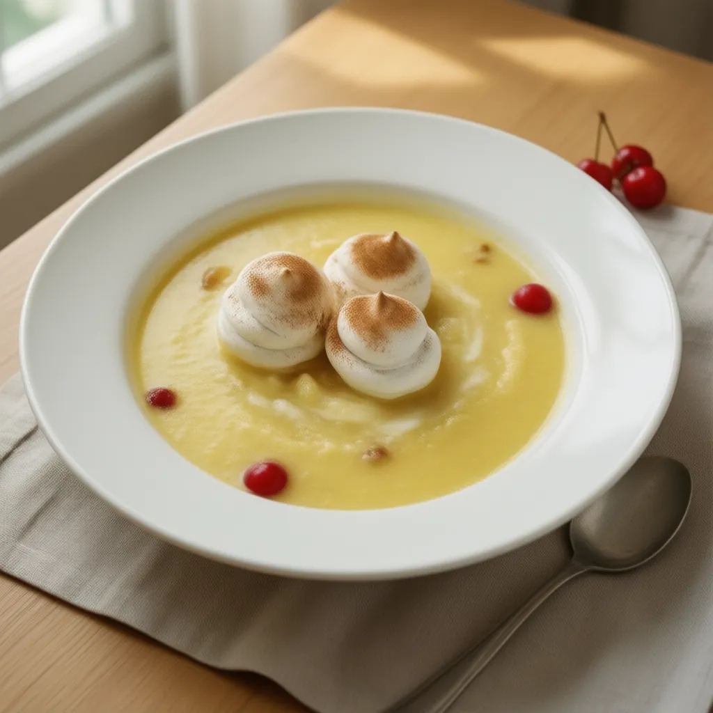 Nationalgericht Deutschland: Puddingsuppe (DDR Rezept)