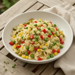 Nationalgericht Deutschland: Reissalat (Rezept)