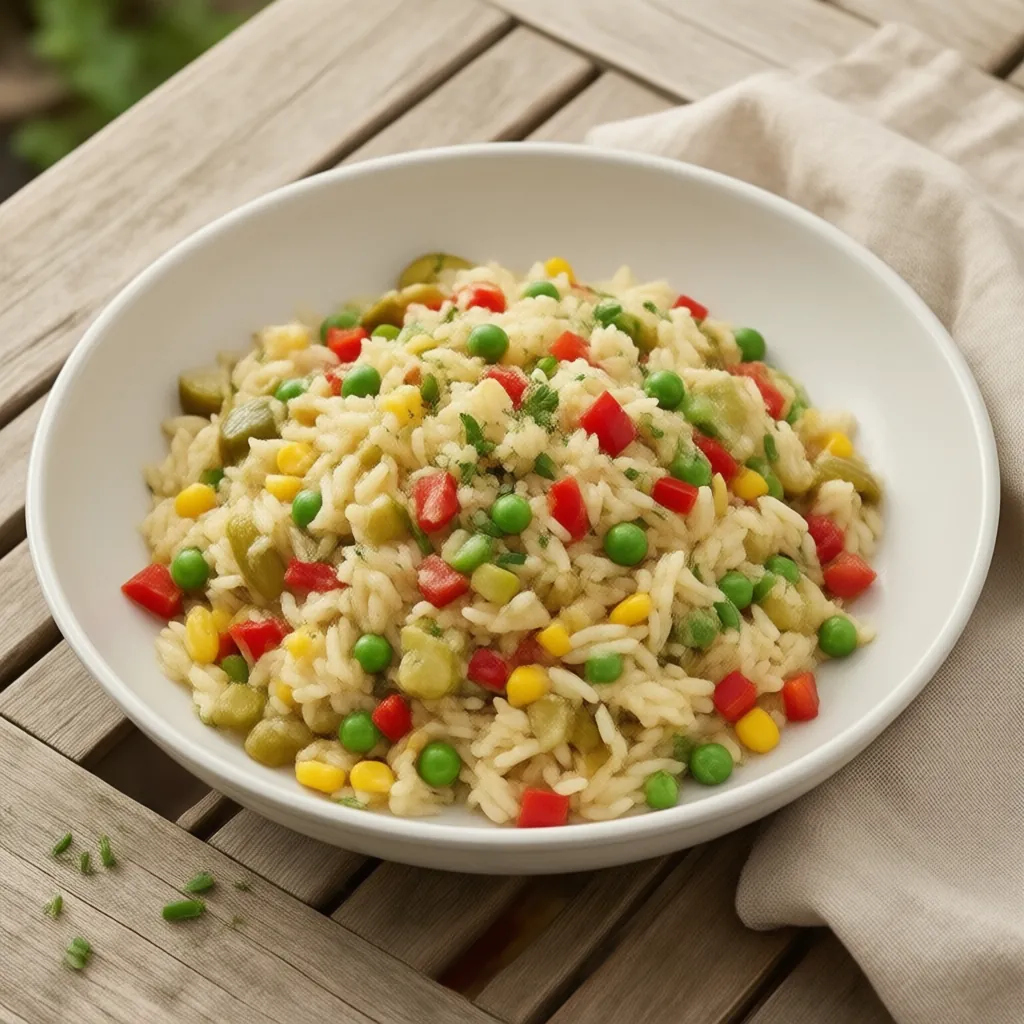 Nationalgericht Deutschland: Reissalat (Rezept)