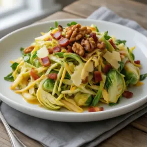 Nationalgericht Deutschland: Rosenkohlsalat (Rezept)