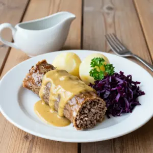 Nationalgericht Deutschland: Sorbische Rinderroulade (Rezept)