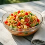Nationalgericht Deutschland: Spaghettisalat (Rezept) Nationalgericht Deutschland: Spaghettisalat (Rezept)
